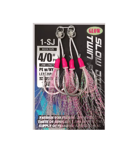 ASSIST SLOW GRUPA ZFA 4/0 SLOW JIGGING COLORE PINK