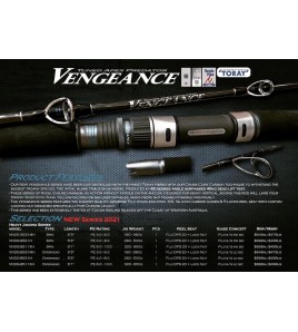 CANNA Vengeance Heavy Jigging 5,2 P 260-500 Gr PE 4-8 Oceans Legacy Spinning Vertical Jigging