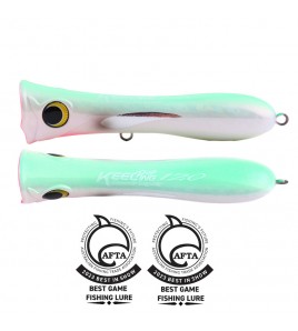 Popper Keeling Pop Cm 19 GR 96 Colore 03 White Lumo Bait