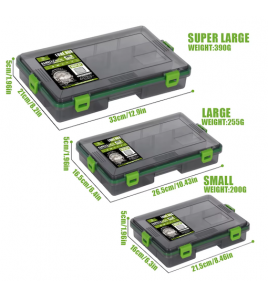 SCATOLE CASE ZFA PEDRO IMPERMEABILE SMALL Colore GREEN Trasparente