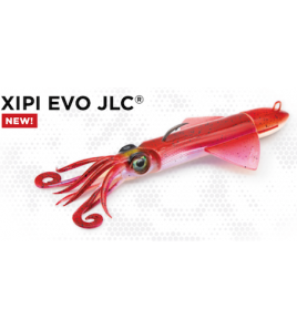 CALAMARO XIPI EVO 130 GR JLC SILICONE REALE COLORE ROSSO RG GLOW