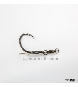 Amo Superstar serie H swivel Small 5/0 By ZamboFishing 2 pezzi 