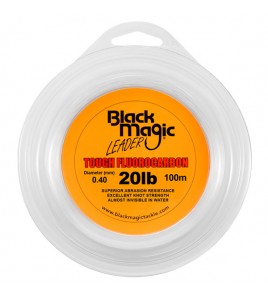 FILO TOUGH FLUOROCARBON BLACK MAGIC DIAMETRO 20 LB MM 040 BOBINE DA 100 MT