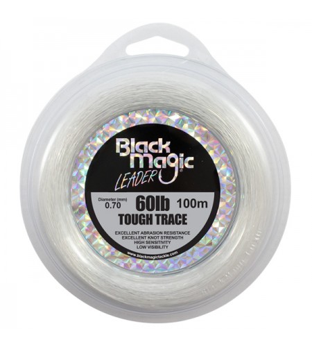 FILO TOUGH TRACE 60 LB MM 0,70 BLACK MAGIC SUPER SENSITIVE ULTRA INVISIBILE