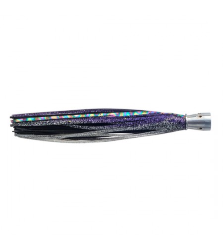 ARTIFICIALE TRAINA D'ALTURA JETSETTER MAXI LURES BLACK MAGIC X Aguglie Blu Marlin Vela Tonni CM 150 COLORE BURBLE VIOLA 