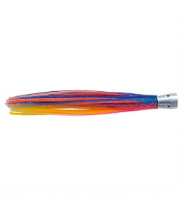 ARTIFICIALE TRAINA D'ALTURA JETSETTER MAXI LURES BLACK MAGIC X Aguglie Blu Marlin Vela Tonni CM 180 COLORE ORANGE BLUE