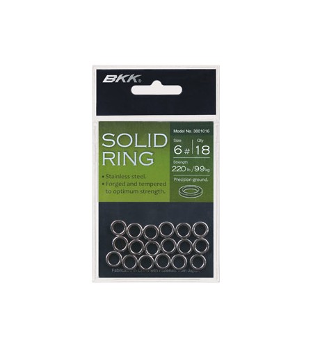 SOLID RING BKK MISURA 8 KG 204 CONFEZIONE DA 14 PEZZI