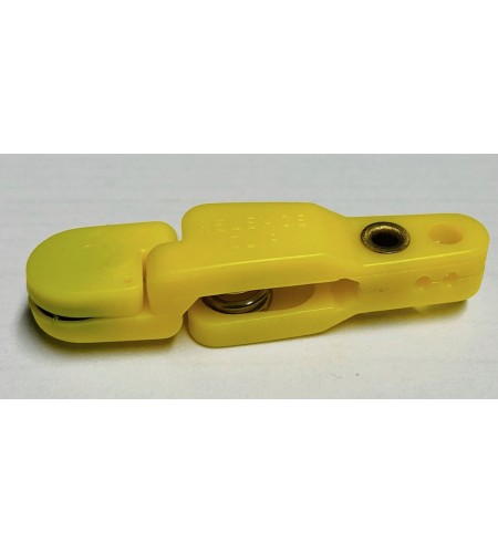 Pinza Sgancio Rapido Blocco Snap Colore Giallo By Zambofishing