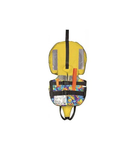 GIUBBETTO SALVAGENTE BABY SAFE 150 GIALLO FLUO